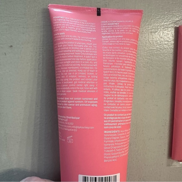 Kourtney Kellar Medium Self-Tan Body Lotion & Self-Tan Application Mitt NWT - Picture 4 of 6
